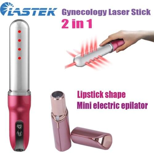 LASTEK Soft Laser Female Massage Stick Gynecologic Disease Therapy Device Face-lift Body Slimming Massager Home Health Care kit