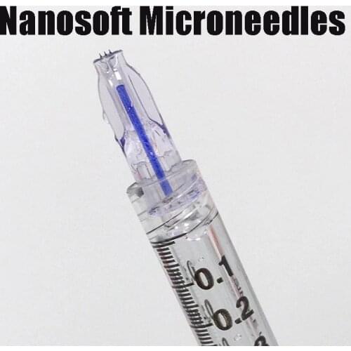 New Nanosoft Microneedles 34G 1.2mm 1.5mm Fillmed Hand Three Needles for for Anti Aging Around Eyes and Neck Lines