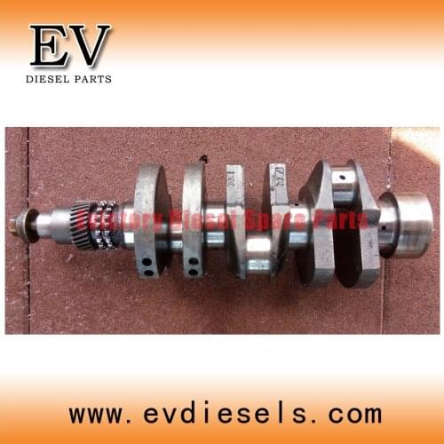Orignal Steel type 3KR1 crankshaft assy for Isuzu engine mini excavator