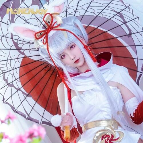 Monenjoy Honor of Kings Gongsun Li Cosplay Wig Cattle Year Limited Skin Legend Cos Hair