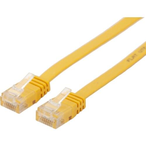 Cat 6 Ethernet Cable, 10-Pack 15cm Flat Solid Internet Network Computer Patch Cord Short for Router, Modem