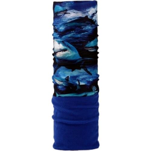 Polar Fleece Warm Outdoor Seamless Splicing 25*68cm Motorcycle Bandana Face Mask Long Neck Scarf Multifunctional Bandana