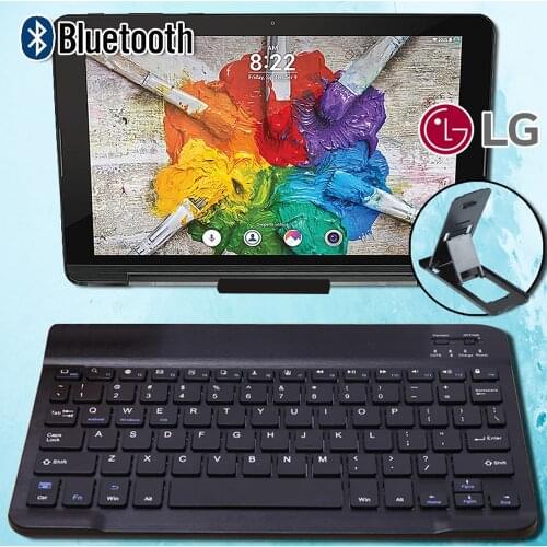 Portable Mini Wireless Bluetooth Keyboards for Linx 10/1010B 10.1 Inch/1020/10V32/10V64/Versare 10 Inch with Touchpad+Bracket