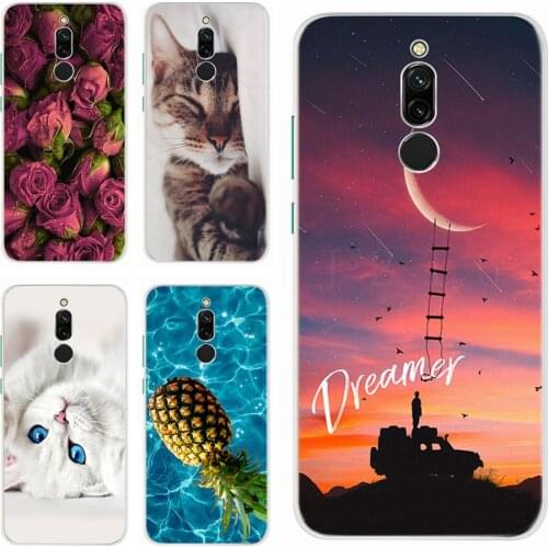 Silicone Case For Xiaomi Redmi 8 Case 6.22'' Soft Slim Fundas Cute Painted Back Cover For Xiaomi Redmi 8 Phone Cases Redmi8 Bags
