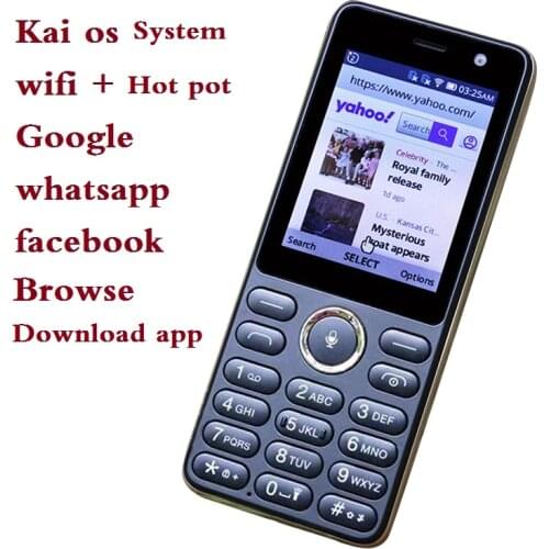 Lephone Unlock 3G WCDMA Key Phone KaiOS System Google Maps Assistant Dual Camera Wifi Hotpot Whatsapp Speed Dial Browse Two Sim