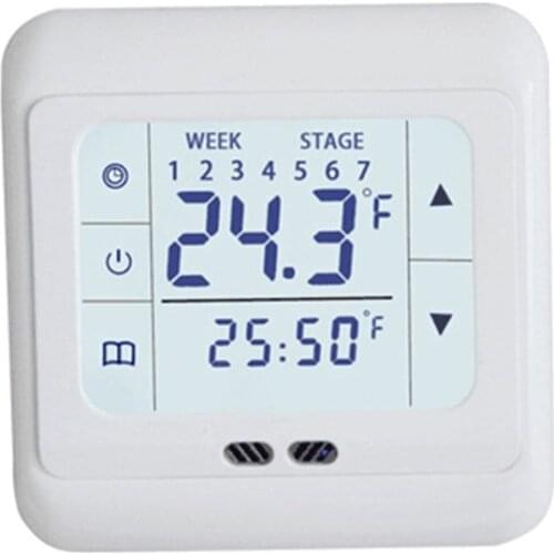 Thermoregulator Screen Heating Thermostat for Warm Floor Electric Heating System Temperature Controller With Kid Lock