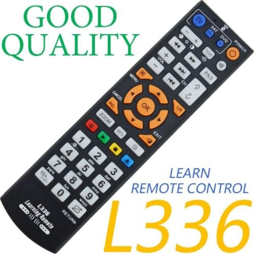 Universal Smart L336 IR Remote Control With Learning Function Copy for TV CBL DVD SAT STB DVB HIFI TV BOX VCR STR-T