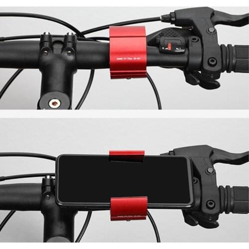 Stable Anti-rust Bicycle Mount Ring Shape Aluminum Alloy Phone Holder Bracket Bicycle Mount Ring