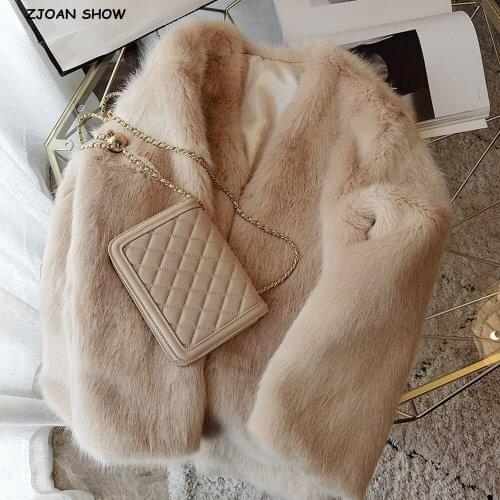 ZJOAN SHOW Long Fur Coats