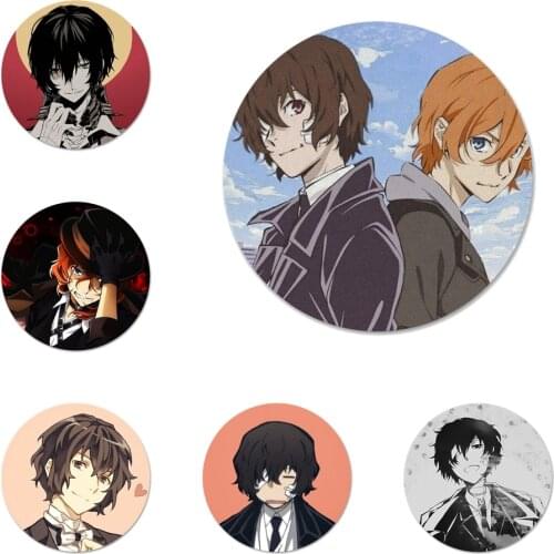 Japan anime bungou stray dogs Dazai Osamu Icons Pins Badge Decoration Brooches Metal Badges For Clothes Backpack Decoration