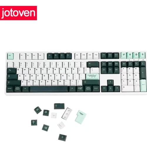137-key PBT For Mechanical Keyboard Botanical Key Caps Cherry height booming hood adapter 61 64 and other mechanical keyboard