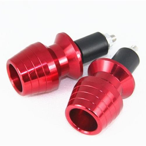 2PCS 7/8 Inch 22mm Motorcycle Handlebar Grips Handle Bar Ends Weights Grip Cap Plug Slider Universal For Cafe Racer Bobber Grips