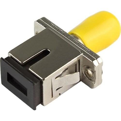 50pcs Fiber Optic Adapter SC-ST UPC Singlemode Simplex SM Adaptor Coupler SC/UPC-ST/UPC Metal Body