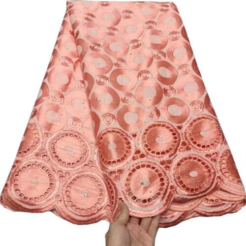 African French Dry Lace Fabric Swiss Voile Lace Fabric 2021 High Quality Cotton Lace Embroidered For Wedding Dress ty-160