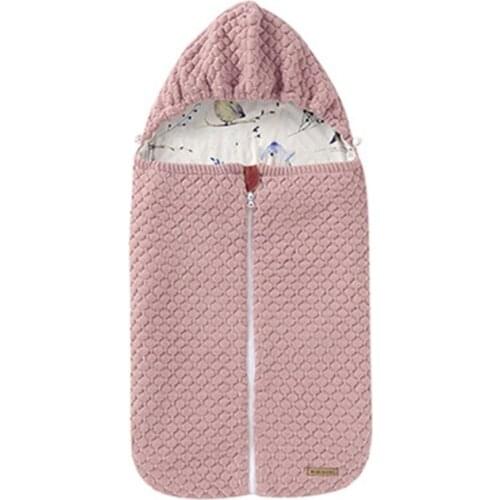 Baby Stroller Footmuff Sleeping Bag Knitted Envelopes Autumn Winter Sleepsack 24BE