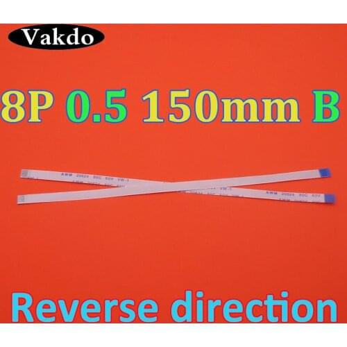 2pcs FFC FPC Flexible Cable for ASUS X550V X550C X550CC F550V X550 Touchpad flex cable Length 15cm 8 Pin 8P 0.5mm 150mm B