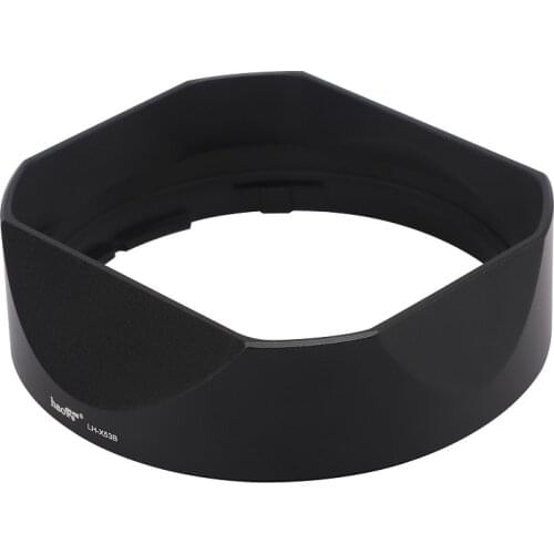 Haoge LH-X53B Square Metal Lens Hood for Fujifilm Fujinon XF 35mm F1.4 R Lens