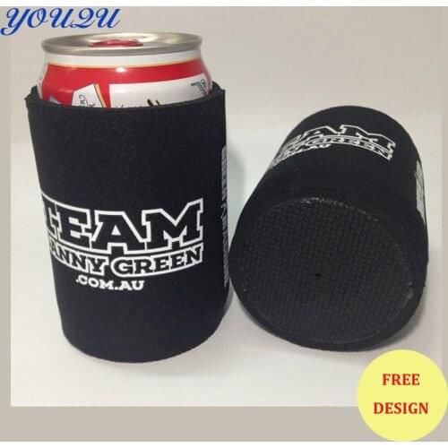 Custom 5mm thickness Neoprene stubby cooler,beer stubby holders,neoprene can cooler with bottom cheapest cost escrow accept