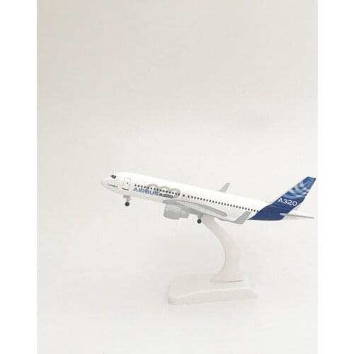 20cm Aircraft Model Original A320 Alloy Aircraft Model Diecast Aircraft Toy Airliner Model Kids Christmas Gift Collectible