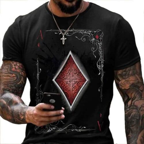 2021 Mens Slim Round Neck Short Sleeve T-shirt 3D Printing Casual Fashion Summer Basic Unisex camisetas hombre verano