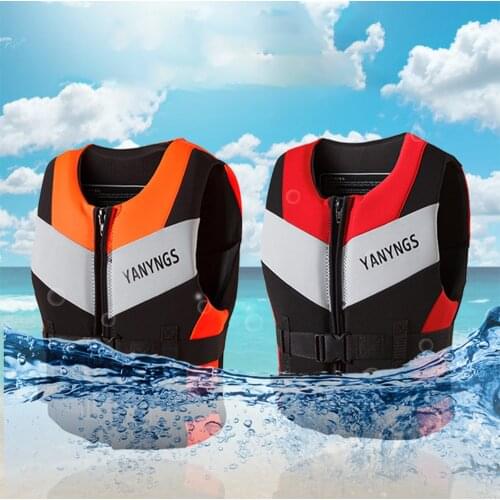 Neoprene Life Jacket fishing vest Water Ski Vest Kayaking Boating Swimming Drifting water sports adult children life vest