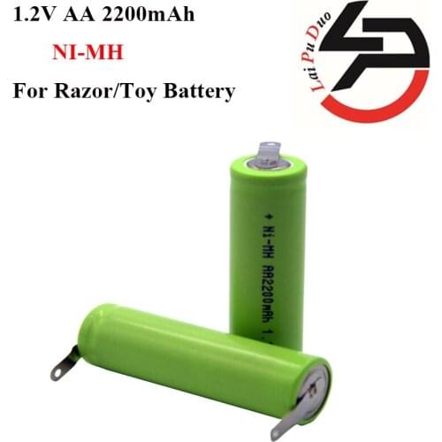 Brand new 1.2V AA 2200mAh High Quality Razor Battery Toy Battery NI-MH AA2200MAH Rechargable Battery