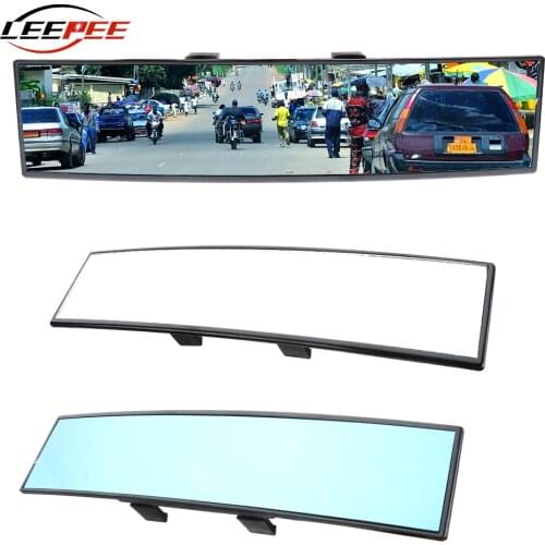 LEEPEE Panoramic Car Interior Assisting Mirror Rear View Mirror Anti-glare Large Vision Wide Angle Auto Accessories Universal