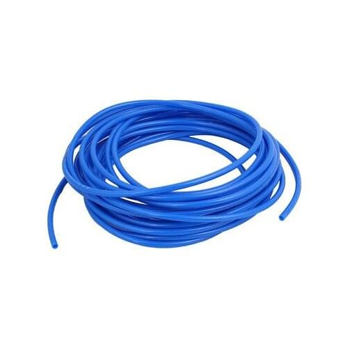 10M Length 6mm x 4mm Dia Pneumatic Polyurethane PU Air Tube Pipe Hose Blue