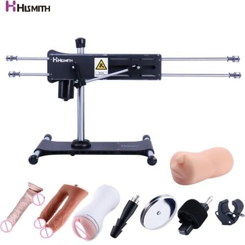 Hismith Sex Machine for Men AK-06 Series Double-Headed for Couples 100W Motor Power Stainless steel Love Machine for Women