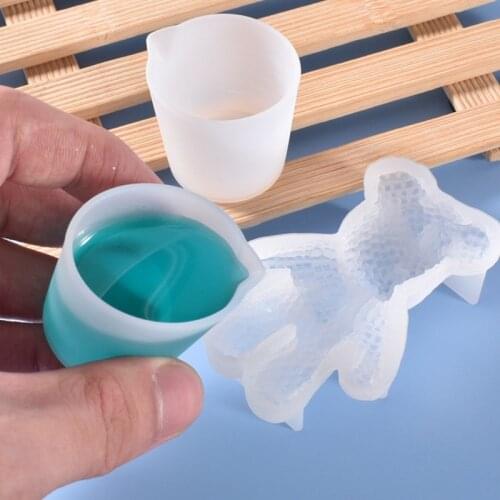 30ML Silicone Measuring Cup Handmade DIY Jewelry Making Tools Measure Accessory