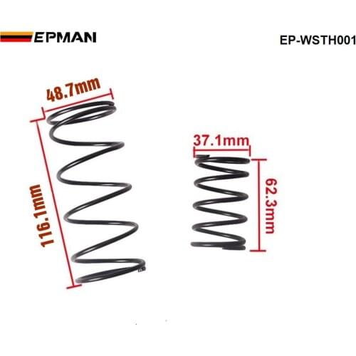 38MM TURBO EXTERNAL WASTEGATE WG SPRING COATED REPLACEMENT 14 PSI/8PSI 1BAR FOR TURBO SMART EP-WSTH001