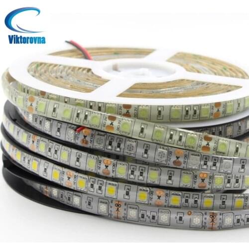 SMD 5050 RGB LED Strip light Waterproof 1m 2m 5m DC 12V CCT RGB+CCT RGBW RGB+WW WHITE WARM WHITE Fita LED Light Strips Flexible