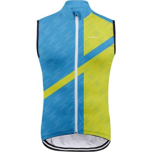 Runchita Sleeveless Cycling Shirt Fashion Full Zipper Breathable Anti-sweat Vest Bike Clothing Jerseys Tops