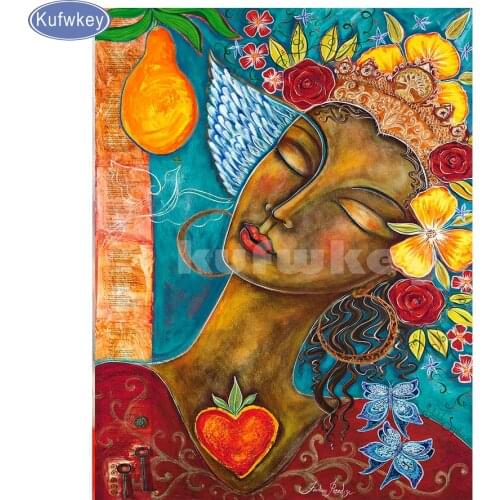 New Drill 5D DIY diamond painting,woman,Finding Paradise,wall art cross stitch diamond cross stitch mosaic home decoration