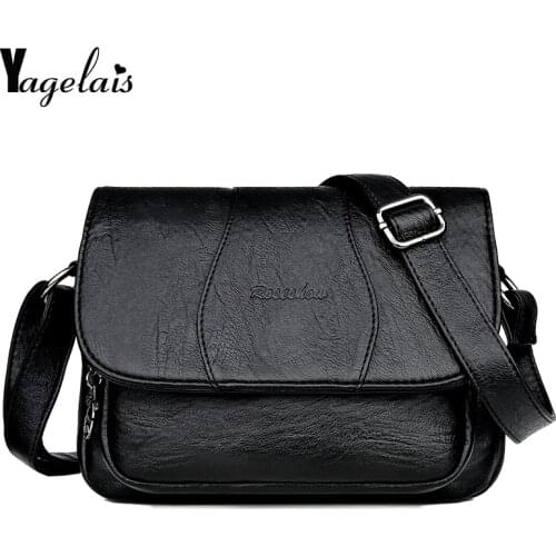 Brand Designer Ladies Messenger Bag Messenger Bag Soft PU Leather Shoulder Bag High Quality Fashion Ladies Bag Handbag
