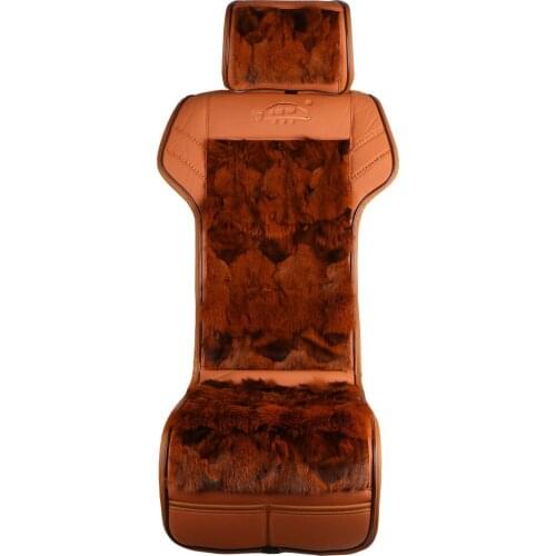 Hot vest style real fox fur car seat cover/New natural Glamorous winter high quality fox fur seat cushion Waist slimming