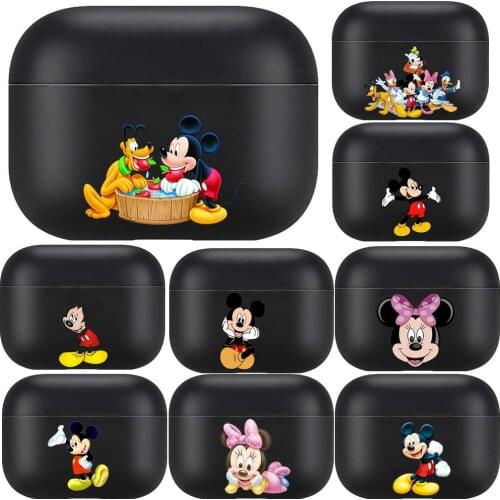 MICKEY For Airpods pro 3 case Protective Bluetooth Wireless Earphone Cover for Air Pods airpod case air pod Cases black