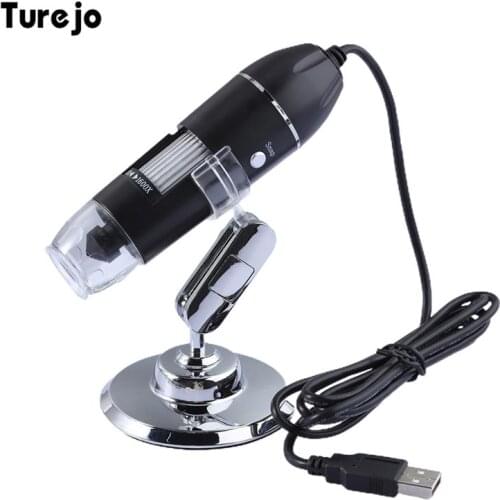 1600X 3 in 1 USB Adjustable Digital Microscope Type-C Electronic Microscope Camera For Solding 8 LED Zoom Magnifier Endoscope