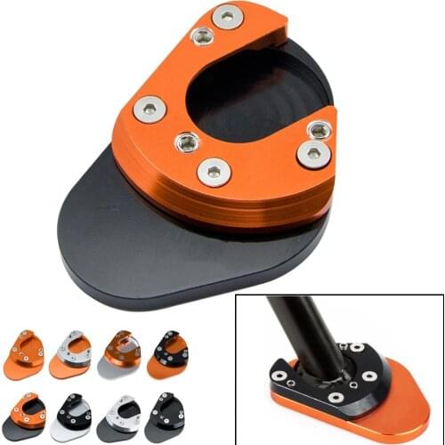 For KTM RC 125 200 390 Duke 690 Duke SMC 950 990 Adventure Supermoto For Husqvarna Kickstand Side Stand Plate Extension