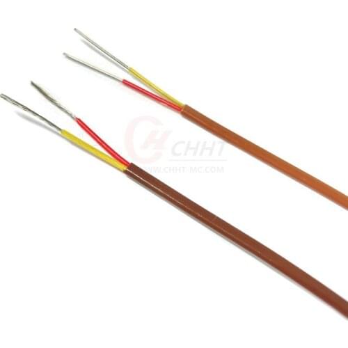 K Type PFA Brown Sheath Insulated Nichrome Wire Thermocouple Wire Cable Wire