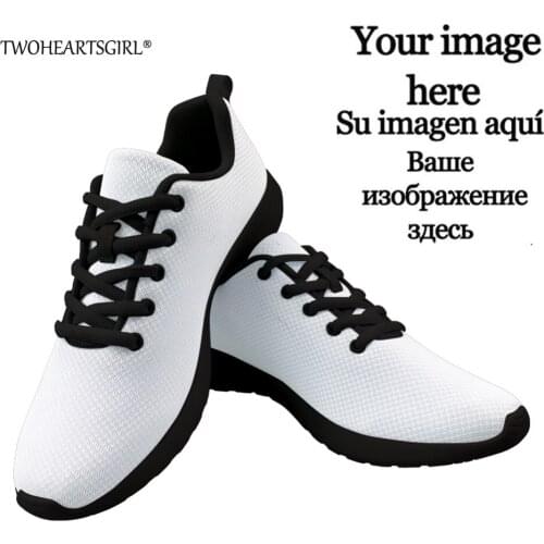 Twoheartsgirl Drop Shipping Sneakers,Customize Your Image Mesh Shoes for Men,Breathable Male Lace Up Vulcanize Shoes Comfortable