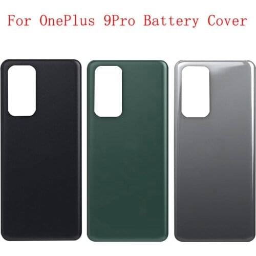 Battery Cover Rear Door Housing Back For OnePlus 9Pro Battery Case with Camera Frame Logo Replacement Parts