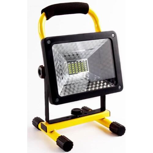 High Power 60W LED Outdoor Floodlight 36pcs LED Handheld Searchlight 3600lm Waterproof LED Gardening Light Rechargeable LED Lamp