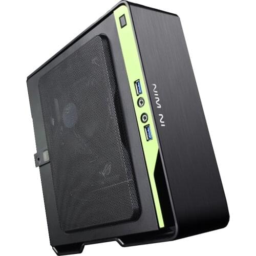 Super Mini ITX Desktop Case With 150W 80Plus Power Supply Support I7 9700 CPU HTPC Computer Gaming Mini-ITX Tower With Radiator