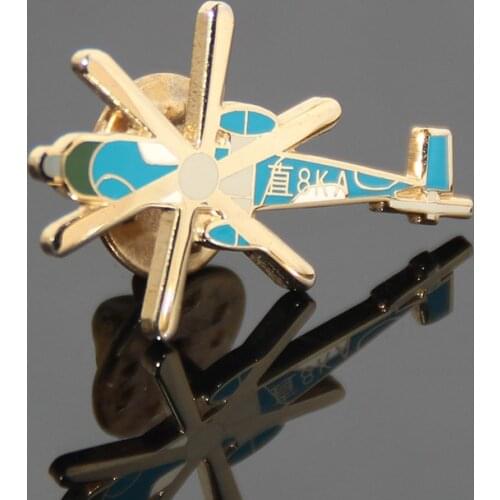 New Style Helicopter Badge Aerospace Military Patriotism Education Brooch Custom Military Medal