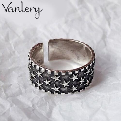 Charming Original Design Bohemian Star Rings For Women Fashion Open Finger Rings Female Boho Jewelry 2021