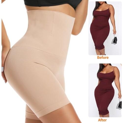 Amazing!! Slimming Ladies Body Shaper Fat Burning Tummy Control Shapewear Seamless High Waist Lose Weight Bodysuit