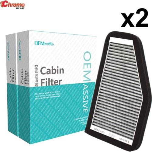 2x Car Pollen Cabin Air Conditioning Filter Activated Carbon For Ford Escape Mercury Mariner Hybrid Mazda Tribute 8L8Z-19N619-B