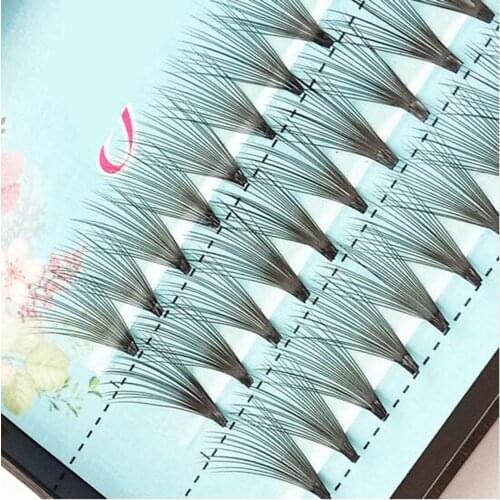 60pcs 20D Fashion Black 8/10/12mm Mink False Eyelash Extension Makeup Artificial Eyelashes Fake Eye Lash Grafting Cosmetic Tools