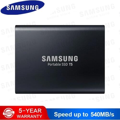 Samsung PC Portable T5 SSD 250GB 500GB 250G 500G External Solid State Drives SSD USB 3.1 T5 1TB 2TB HDD Desktop Laptop